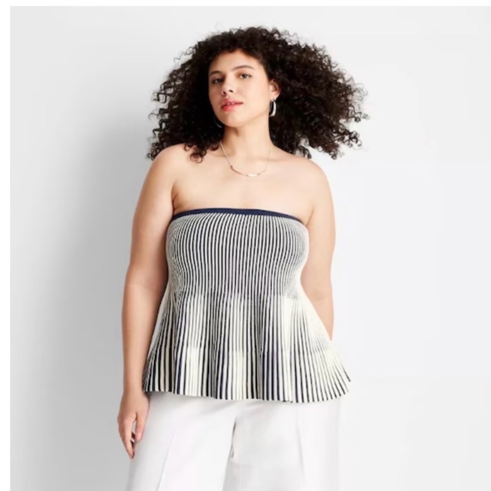 Future Collective Peplum Sweater